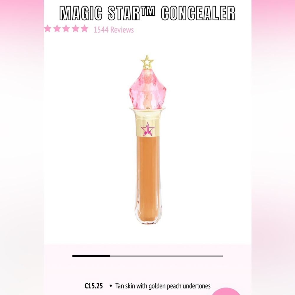 💜 NIB Jeffree Star Magic Star concealer C15.25